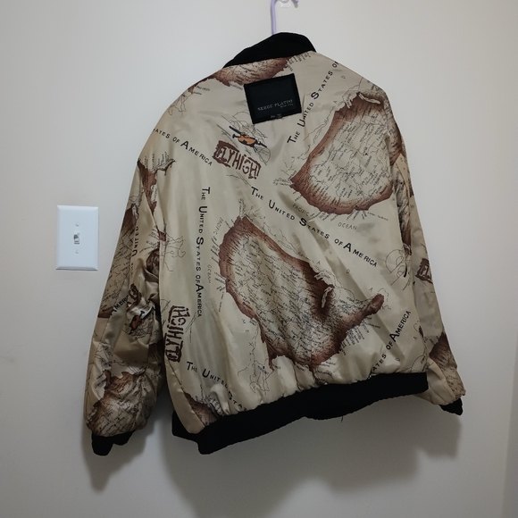 Vintage Serge Platini Milan Italy black Suede jacket Men's XXlarge - Picture 4 of 14